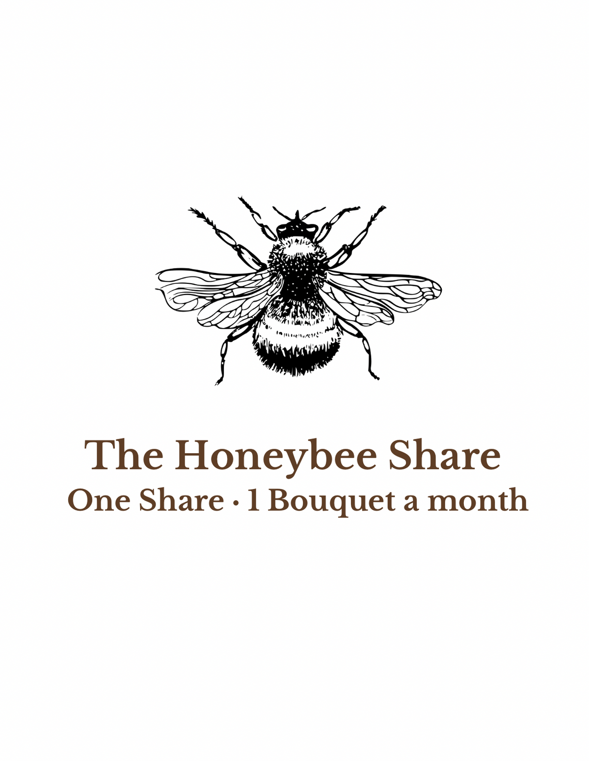 COMING SOON Honeybee Share 1 Bouquet a month April-September